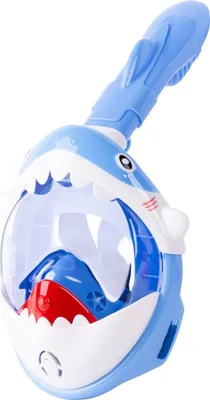 Immagine prodotto di Maschera da snorkeling Shark, integrale, per bambini 4+, XS, blu