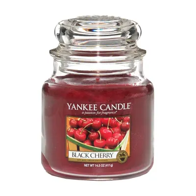 Produktbild von Yankee Candle Duftkerze Schwarze Kirsche Mittel 411g