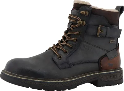 Produktbild von Mustang Herren Stiefelette warm mit Zierschnalle 15M0161005, Größe:44 EU, Farbe:Grau