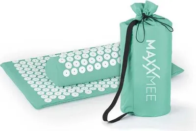 Produktbild von MAXXMEE akupresurní set polštář a polštář - Pro stimulaci celého těla - zelený