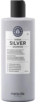 Imagen del producto de Maria Nila - Champú Matizante Plateado Sheer Silver, 350 ml