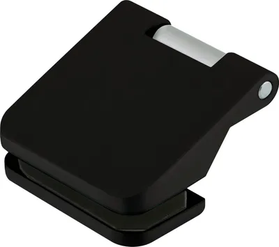 Produktbild von DORMA-Glas Türband Flügelteil Junior Office 11.230, 38,5 mm, Alu schwarz RAL9005