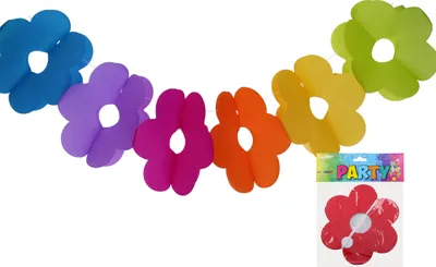 Immagine prodotto di Ghirlanda colorata 3 m - Fiore
