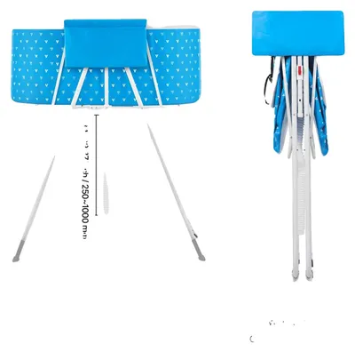 Produktbild von Haustier-Badewanne, faltbares platzsparendes Design, langlebige Konstruktion, Blau