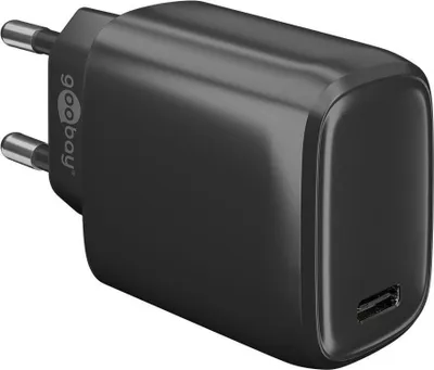 Produktbild von USB-C PD GaN Schnellladegerät 25 Watt (schwarz, Power Delivery 3.0)