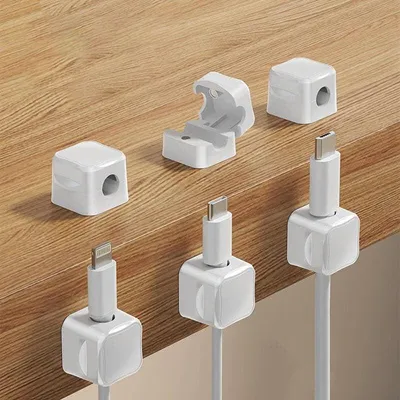 Produktbild von Magnetische Kabelclips für Kabelmanagement, 6er-Pack