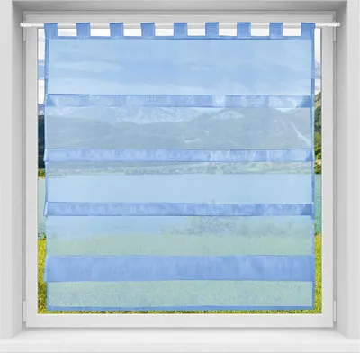 Immagine prodotto di Tenda con occhiello, dimensioni: 100x110cm, colore: blu