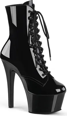 Produktbild von ASPIRE-1020 Damen Booties von Pleaser, Schwarz Lack , EU 37, US 7