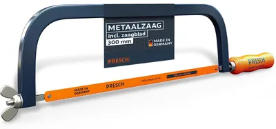 Produktbild von Metallsäge Eisensäge Handsäge - 300 mm - Bimetall-Sägeblatt - 90° drehbar - Zum Sägen von Metall