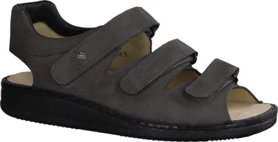 Produktbild von Finn Comfort Tunis Herren Sandale, bequem, Leder, Grey, Classic - Herrenschuhe Sandale / Pantolette, Grau, leder (impala)
