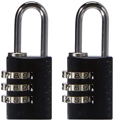 Immagine prodotto di Lucchetto a combinazione in alluminio nero