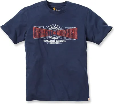 Produktbild von Carhartt work crew graphic t-shirt s/s 102095, Farbe:navy, Größe:XS