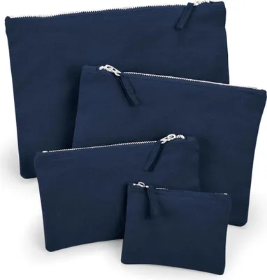 Immagine prodotto di Westford Mill W530 | Borsa per accessori in tela XS: 12x8.5, M: 22.5x16, L 28x20 - Colore: Navy - Taglia: L