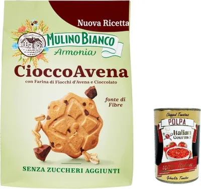 Produktbild von Cioccoavena Italienische zuckerfreie Schokoladenkekse 270g - Mulino Bianco