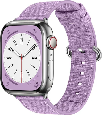 Produktbild von BStrap Denim Armband für Apple Watch 38/40/41mm, purple