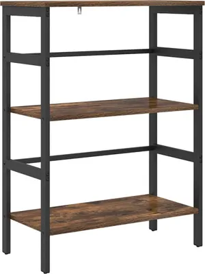 Zdjęcie produktu dla vidaXL Regał z wędzonego dębu 60 x 29,5 x 81 cm Materiał drewnopochodny