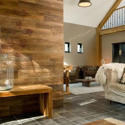 Produktbild von WallArt Paneele Holzoptik Scheunenholz-Eiche Umbra-Braun