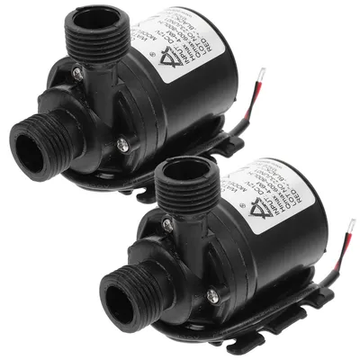 2x 12V Tauchwasserpumpe, 800 l/h, 5m, leise, für Aquarium & Teich