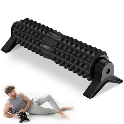 Produktbild von Faszienrolle mit Ständer, Triggerpunkt-Schaumstoffrolle, Tiefengewebsmassage & Rückenmassage, Lange Yogarolle für Fitness