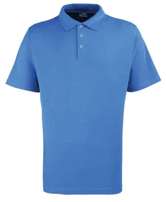 Produktbild von Premier - Poloshirt Druckknopf für Herren - Arbeit LT2936 (XL) (Königsblau)