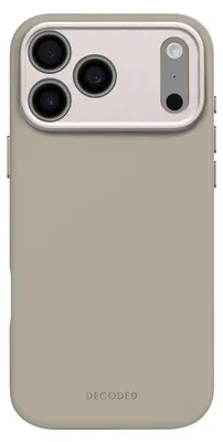 Produktbild von Decoded Silicone Backcover Apple iPhone 17 Pro Max Soft Taupe, Cover, Apple, iPhone 17 Pro Max, 17,5 cm (6.9"), Graubraun