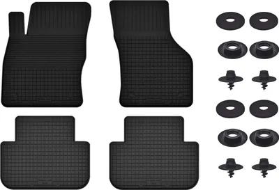 Produktbild von Gummimatten Mit Stoppern Für: Volkswagen Tiguan Ii (2015-) Schwarz Set