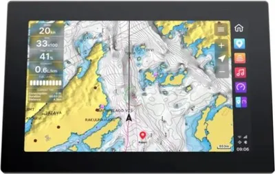 Produktbild von Q Display 210D Multifunktions-12V 2x10" Display | Plotter, Navigation und Audio