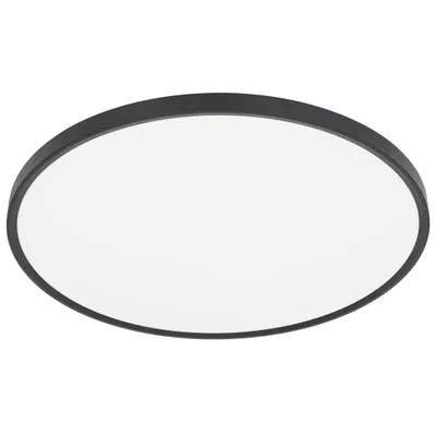 Zdjęcie produktu dla Plafon LED okrągły czarno-biały 50W Odcienie bieli 5400lm tworzywo sztuczne wym:2,7x60x60cm IP40 Milagro
