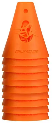 Zdjęcie produktu dla Plastikowe stożki Powerslide FSK (10 sztuk), pomarańczowe