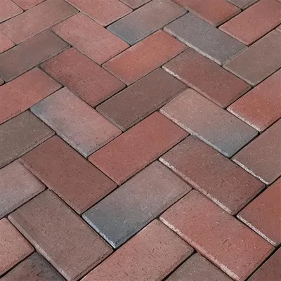 Produktbild von 735 Stk/Palette Wienerberger Pflasterklinker PK Rotblaubunt 200x100x45 mm - 15,30²/PAK