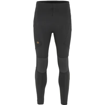 Produktbild von Fjällräven Herren Abisko Trekking Pro Tights, Black/Iron Grey, XS