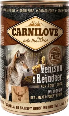 Produktbild von CARNILOVE Wild Wet Venison & Reindeer - Nassfutter für Hunde - 400g