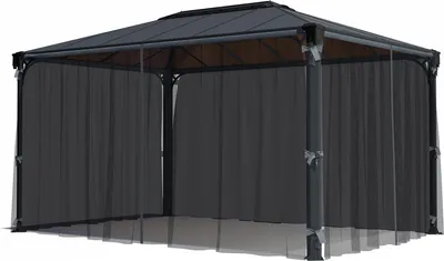 Produktbild von Palram - Canopia Polyester Moskitonetz für Pavillon Martinique 4300 Grau