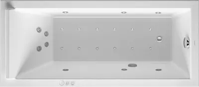 Produktbild von Duravit Whirlwanne Starck 160x70cm, Combi P, EB-Version, 1 RS, we.