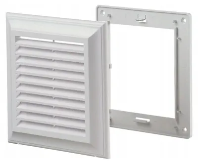 Obrázok produktu pre Ventilačný mriežka EL180AU, biela, bez príruby