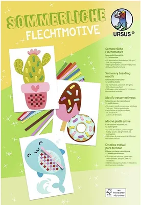 Image de URSUS 12 motifs de tressage d'été