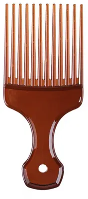 Produktbild von CHPN – Afro-Kamm – Kamm mit breiten Zähnen – Kamm – Haargabel – Friseurkamm – Braun – Unisex – Friseurbürste – Haar-Styling-Werkzeug – Bartkamm