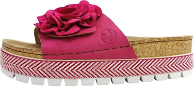 Produktbild von Rieker Damenschuhe Pantoletten Bequem Rosa Freizeit