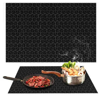 Produktbild von Silikon Schutzmatte für Induktionskochfelder, 52 * 78 cm, rutschfest, Kratzschutz für Induktionsherde