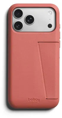 Produktbild von Bellroy, Hülle für iPhone 18 Pro Max / iPhone 17 Pro Max Leder Serie 3 Card Ständer, Braun