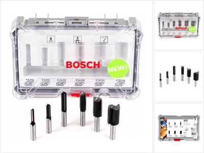 Produktbild von PRO Nutfräser-Set, Schaft 8 mm, 6-tlg