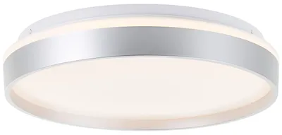 Productafbeelding van Brilliant LED plafondlamp Britt zilver, Ø33cm, 22W, 2300lm, CCT 3000K - 6500K, dimbaar, met afstandsbediening