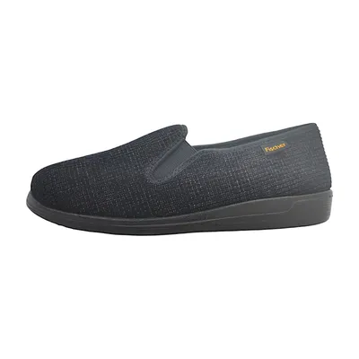 Produktbild von Fischer Markenschuhe Frank Herren Hausschuh in Schwarz, Größe 44