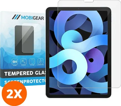 Produktbild von Mobigear iPad Pro 11 Zoll (2020) Panzerglas Gehärtetes Glas Displayschutz - Hüllenfreundlich (2er Pack)