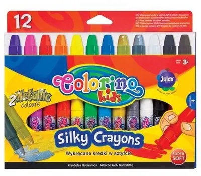 Zdjęcie produktu dla Kredki żelowe Colorino Kids 12 kolorów