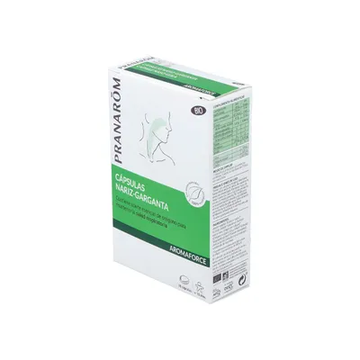 Image de Pranarôm Aromaforce nez et gorge 30 gélules