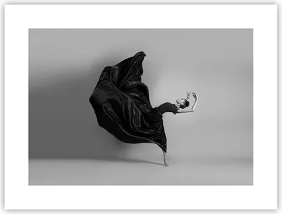 Produktbild von Poster - Poster ohne Rahmen - Tanz Schwarz Kleid - 40x30 cm - Wand Bild - Wanddeko - Wandbilder - Kunstposter - Wandposter - Bilder - Kunstdruck - Wanddekoration - Wandbild - P2XAA40x30-4869