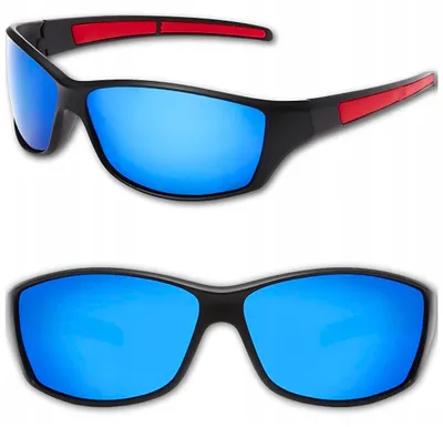 Produktbild von EdiBazzar Herren Sport-Sonnenbrille polarisiert UV400 verspiegelt