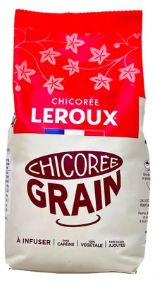 Produktbild von Leroux Chicorée torréfiée en grains – Geröstete Zichorien Bohnen, koffeinfrei, 520g