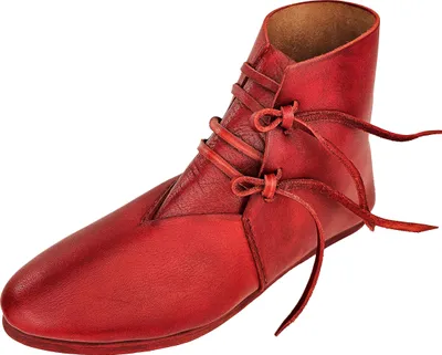 Produktbild von Mittelalter Schuhe Typ London genagelte Doppelsohle Korduan-Rot Gr. 38